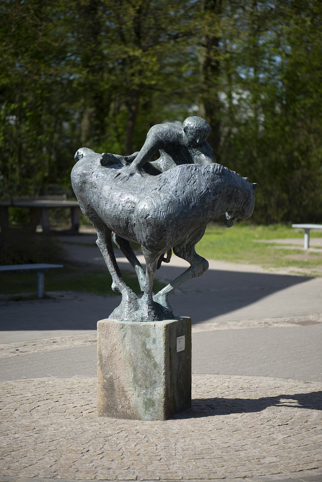 Karl-Heinz Engelin: Aufsitzender Reiter (Foto: KUNST@SH/Jan Petersen, 2021)