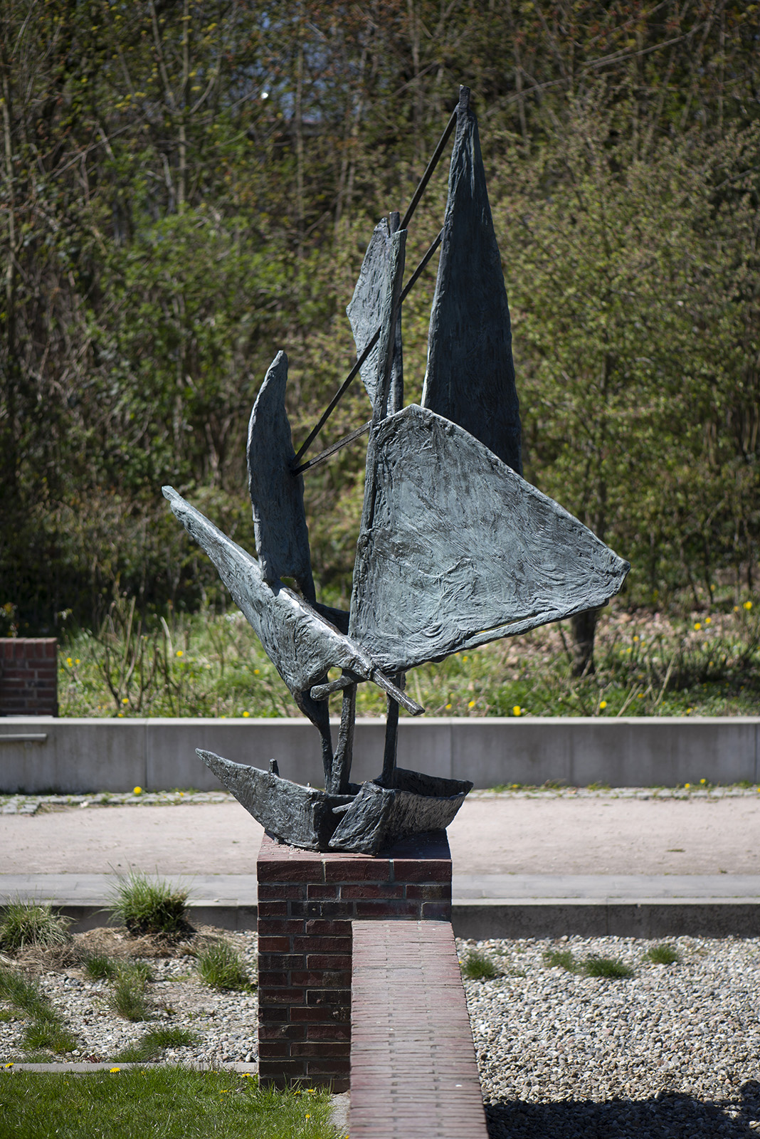 Maria Pirwitz: Segelmotiv (Foto: KUNST@SH/Jan Petersen, 2021)