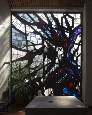Johannes Beeck: Fenster in Stella Maris (Foto: KUNST@SH/Jan Petersen, 2021)