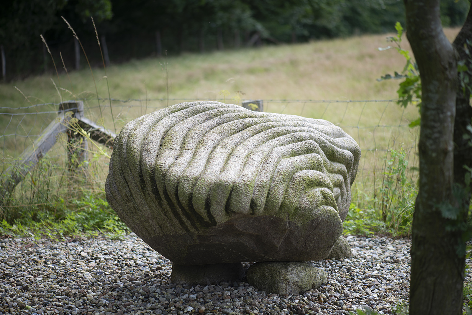 Ulrich Lindow: Stein wie eine Landschaft (Foto: KUNST@SH/Jan Petersen, 2021)