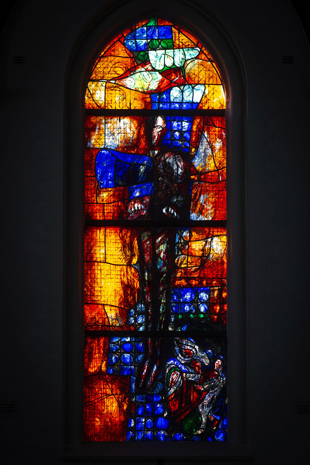 Klaus Arnold: Drei Altarfenster (Foto: KUNST@SH/Jan Petersen, 2021)