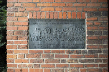 Gedenktafel zur Schlacht bei Lübeck 1806 (Foto: Kunst@SH/Jan Petersen, 2021)