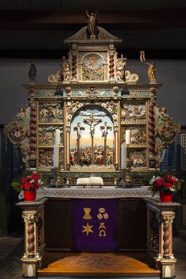 Hein Baxmann: Altar der St. Nikolai Kirche (Foto: Kunst@SH/Jan Petersen, 2021)