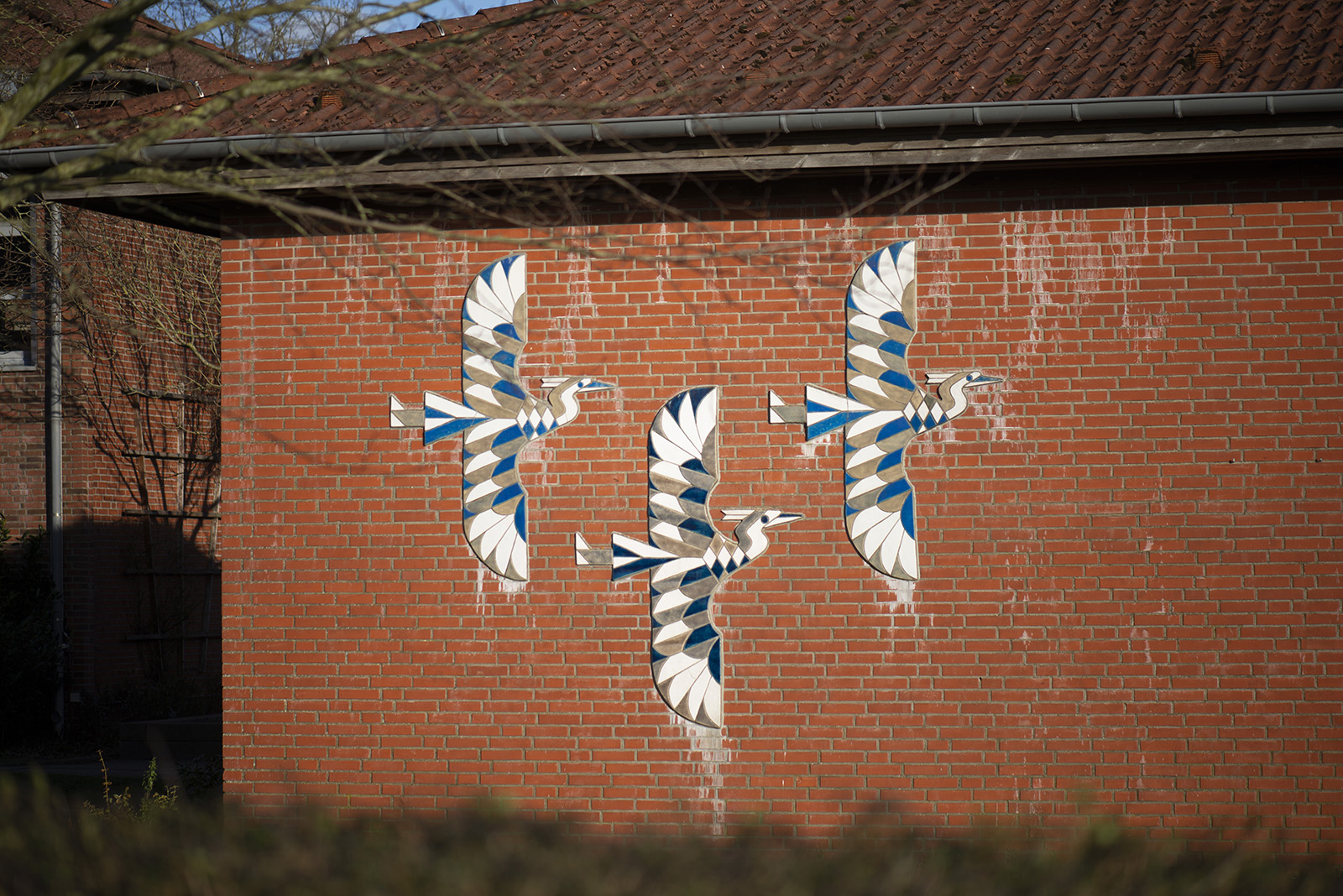 Uwe Bangert: Drei Reiher (Foto: Kunst@SH/Jan Petersen, 2022)