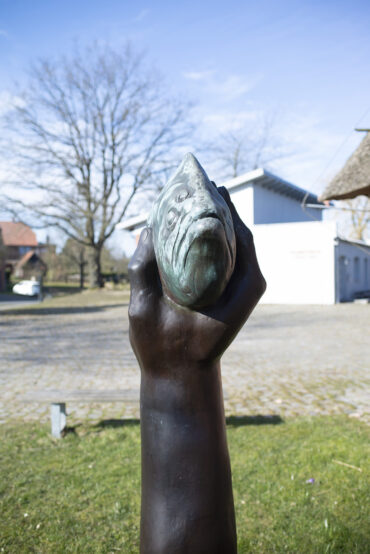 Günter Grass: Butt im Griff (Foto: KUNST@SH/Jan Petersen, 2022)