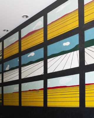 Werner Nöfer: Wandbilder am Abaton-Kino (Foto: KUNST@SH/Jan Petersen, 2022)