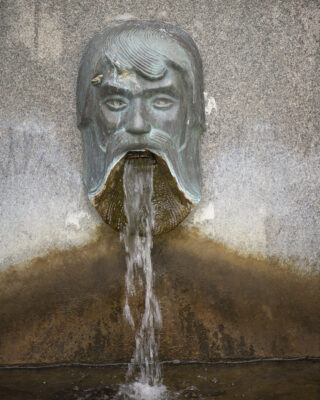Gerhard Eisenblätter: Brunnenfigur Poseidon (Foto: KUNST@SH/Jan Petersen, 2022)