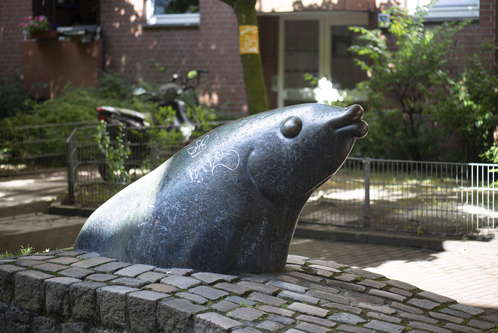 Stefan Schwerdtfeger und Diether Heisig: Der große Fisch (Foto: KUNST@SH/Jan Petersen, 2022)