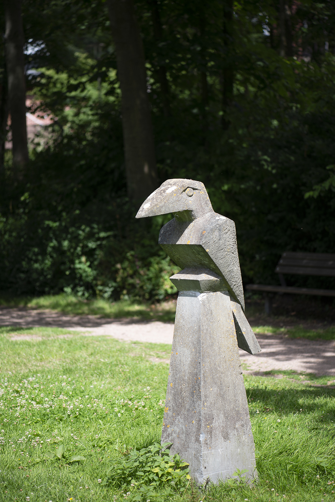 Klaus Becker: Zwei Vogelsäulen (Foto: KUNST@SH/Jan Petersen, 2022)