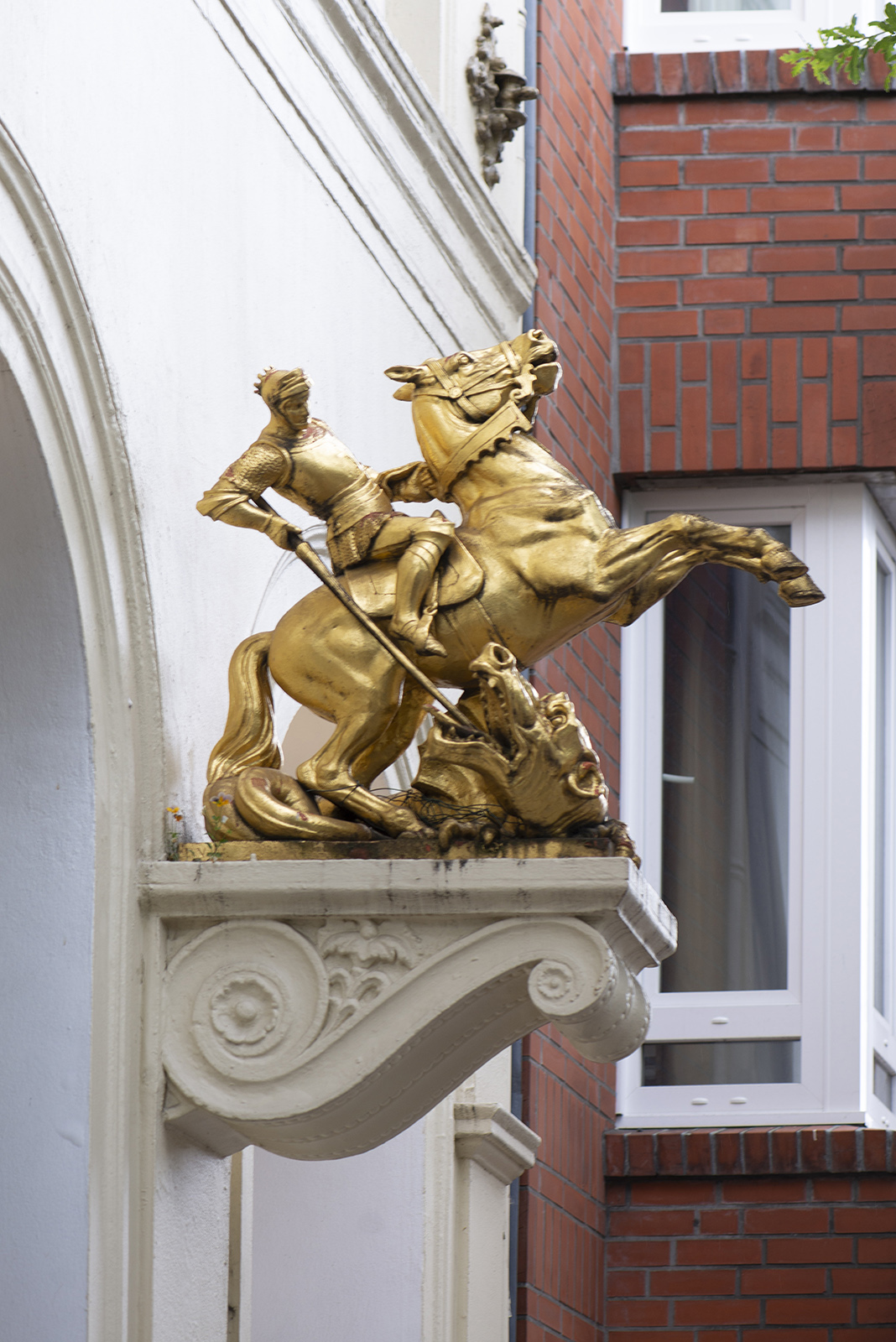 Ernst Gottfried Vivié: St. Georg mit dem Drachen (Foto: KUNST@SH/Jan Petersen, 2022)