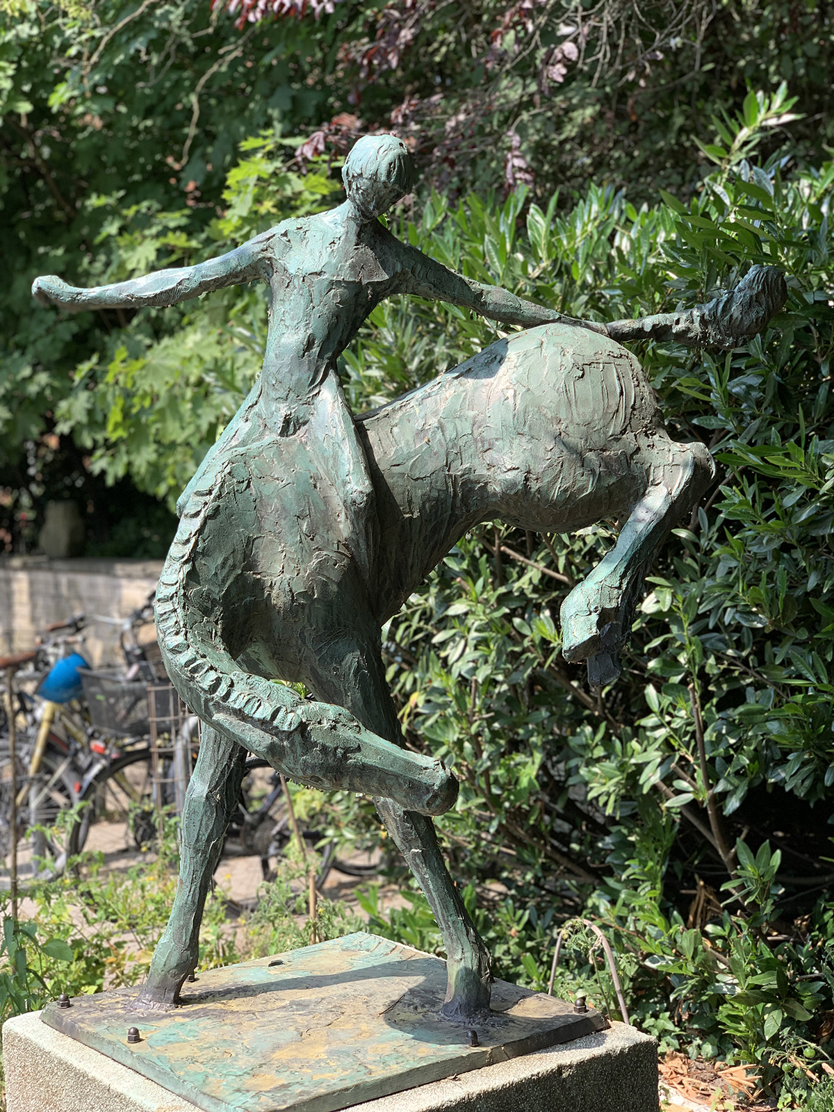 Henrik Böhlig: Knabe auf Pferd (Foto: KUNST@SH/Jan Petersen, 2022)