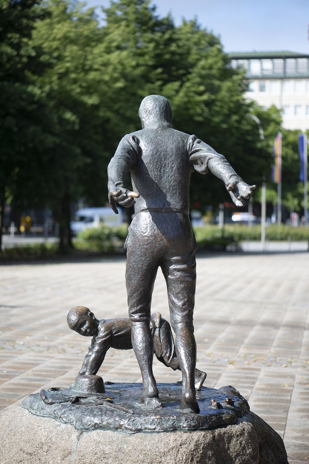 Bernd Stöcker: Der Ehrensprung (Foto: KUNST@SH/Jan Petersen, 2022)