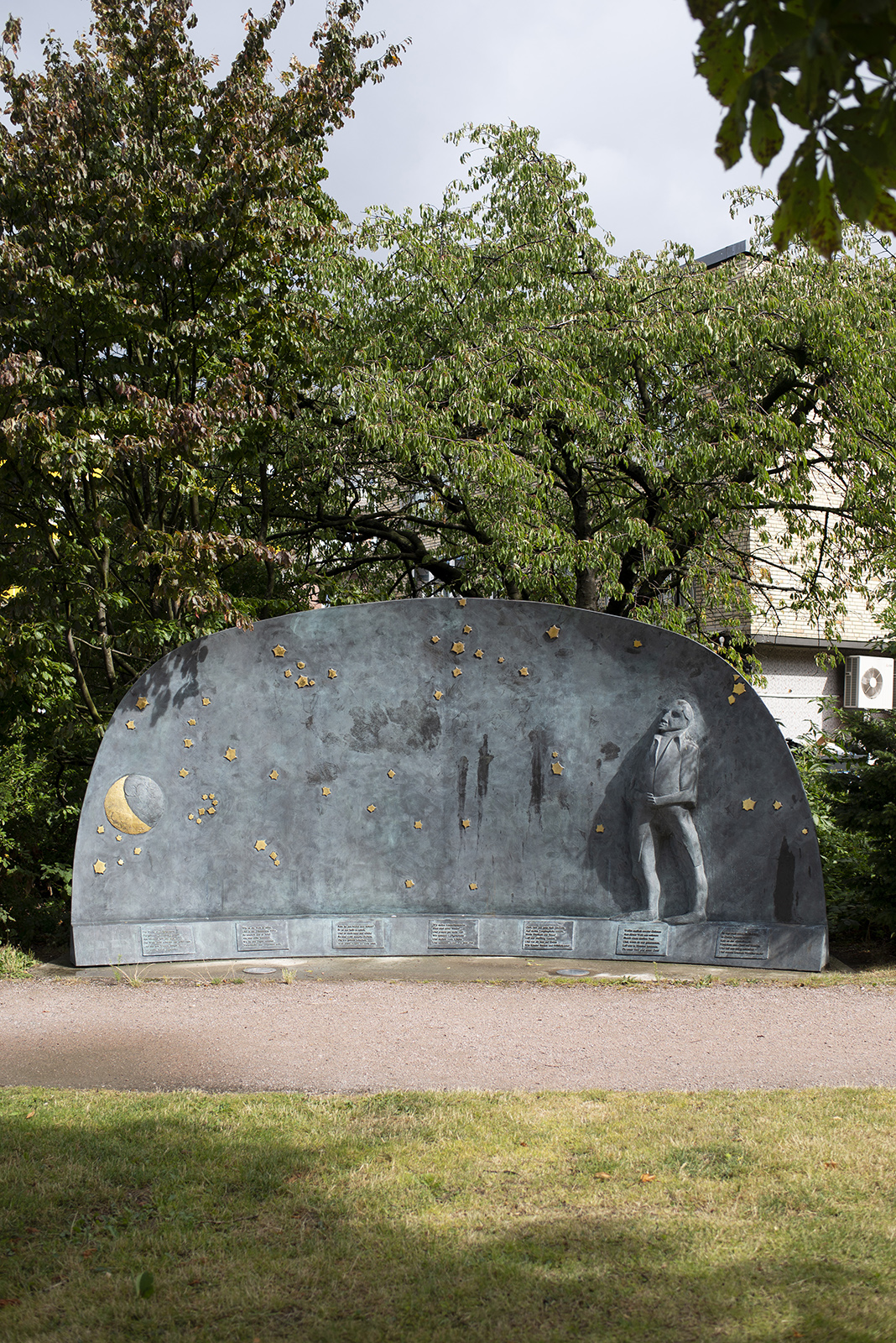 Waldemar Otto: Denkmal für Matthias Claudius (Foto: KUNST@SH/Jan Petersen, 2022)