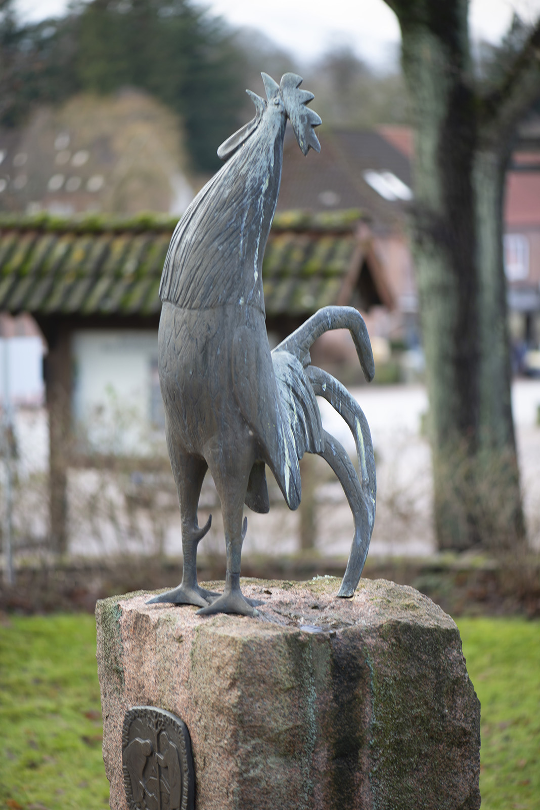 Karlheinz Goedkte: Krähender Hahn (Foto: KUNST@SH/Jan Petersen, 2022)