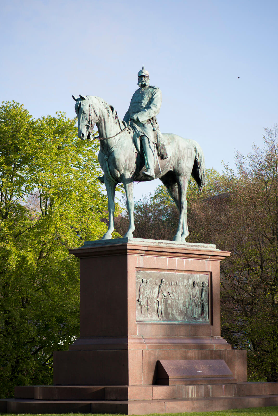 Adolf Brütt: Kaiser Wilhelm I., (Foto: KUNST@SH/Jan Petersen)