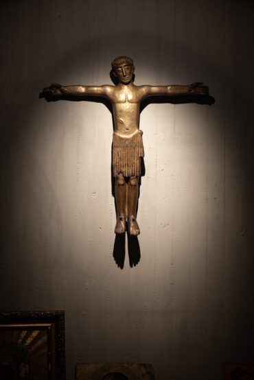 Fritz Fleer: Christus in der Kapelle St. Gabriel (Foto: KUNST@SH/Jan Petersen, 2023)