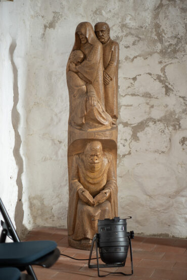 Otto Flath: Figurengruppen in St. Jakobi (Foto: KUNST@SH/Jan Petersen, 2023)