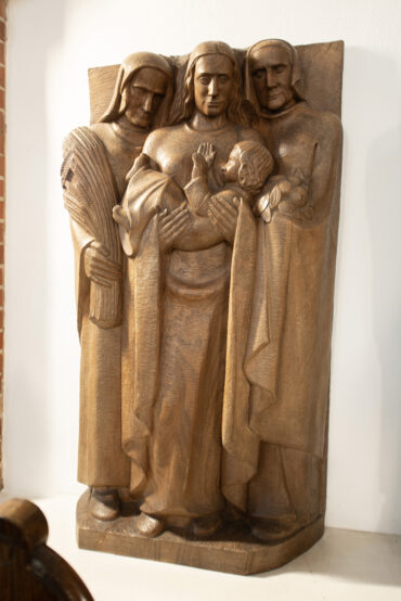 Otto Flath: Altar in der St. Lorenz-Kirche (Foto: KUNST@SH/Jan Petersen, 2024)