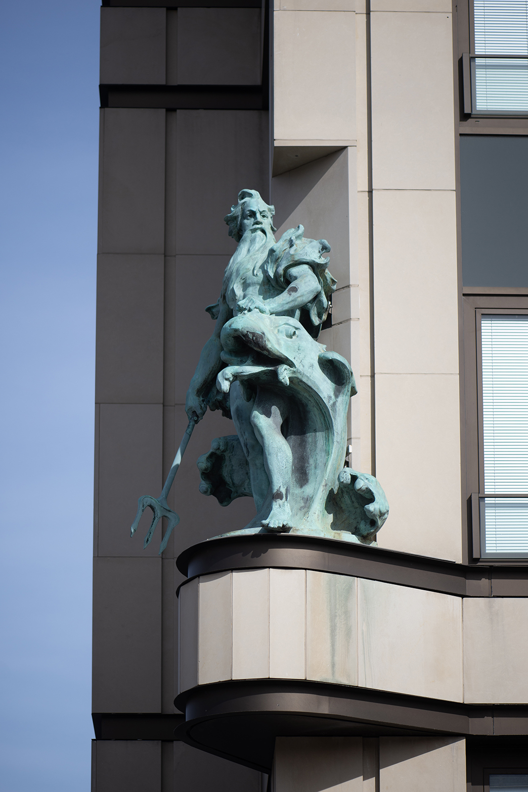 Neptun am Neptunhaus (Foto: Kunst@SH/Jan Petersen, 2024)