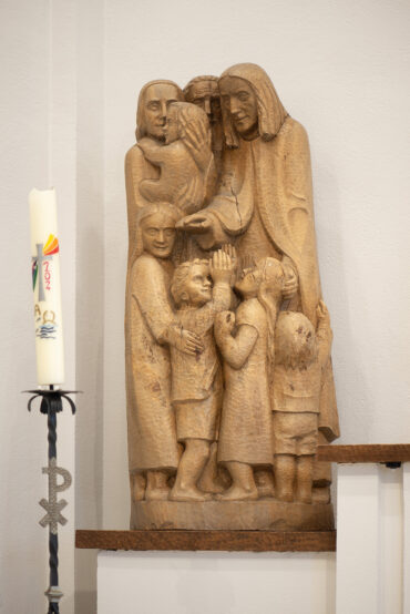 Otto Flath: Altar in St. Annen (Foto: KUNST@SH/Jan Petersen, 2024)