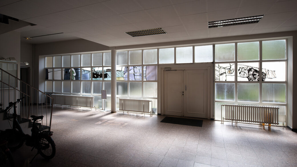 Ekkehard Thieme: Glasfenster (Foto: KUNST@SH/Jan Petersen, 2024)