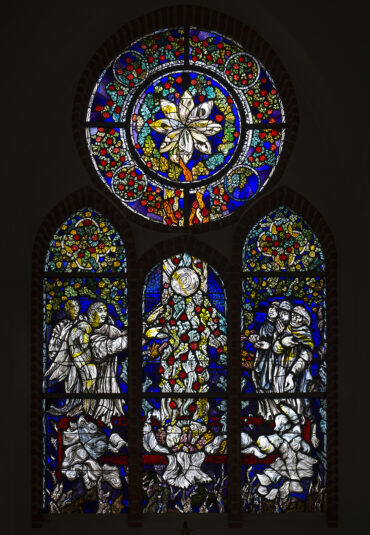 Hans-Gottfried von Stockhausen: Osterfenster in der Dankeskirche (Foto: Kunst@SH/Jan Petersen, 2021)
