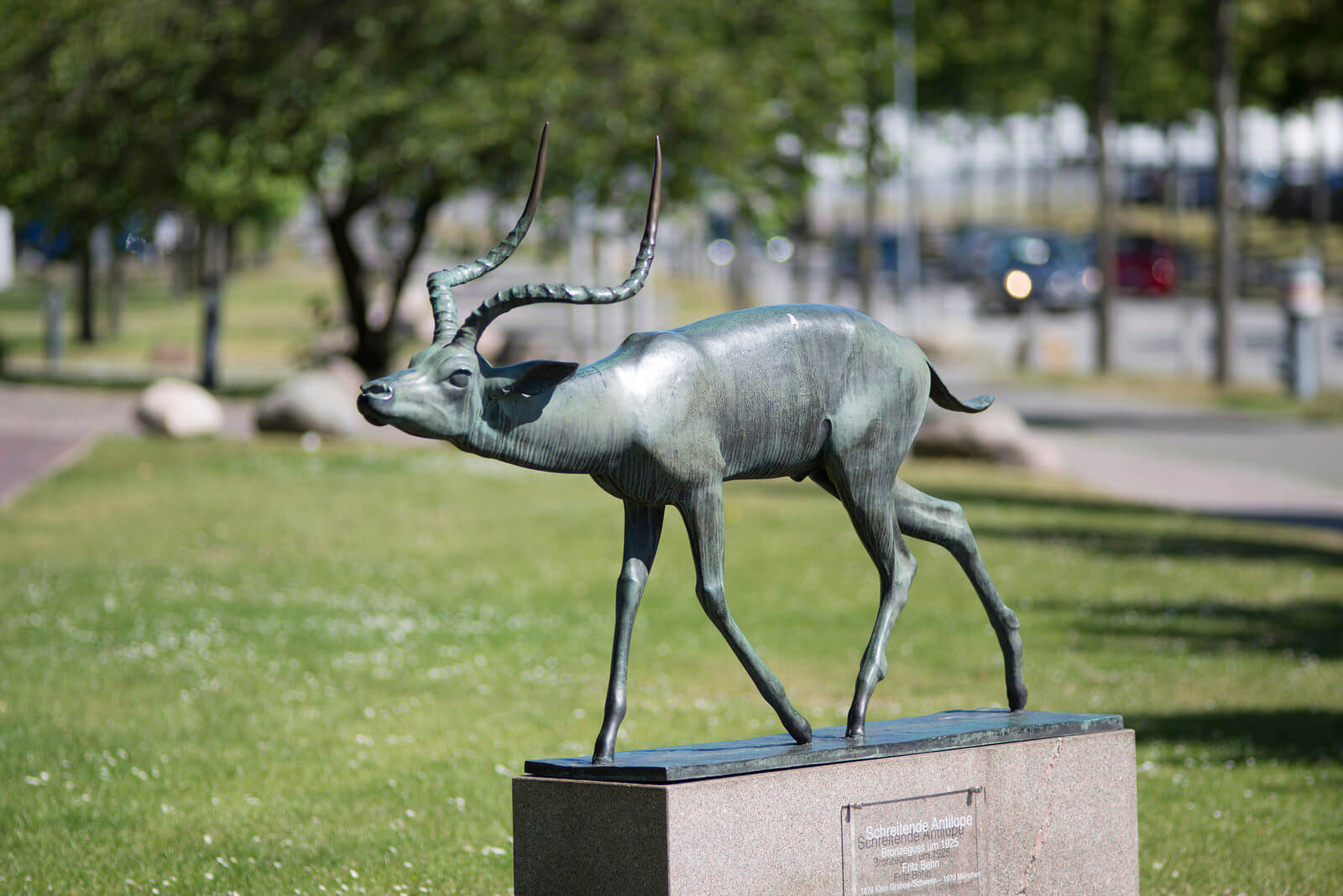 Fritz Behn: Schreitende Antilope, (Foto: KUNST@SH/Jan Petersen)