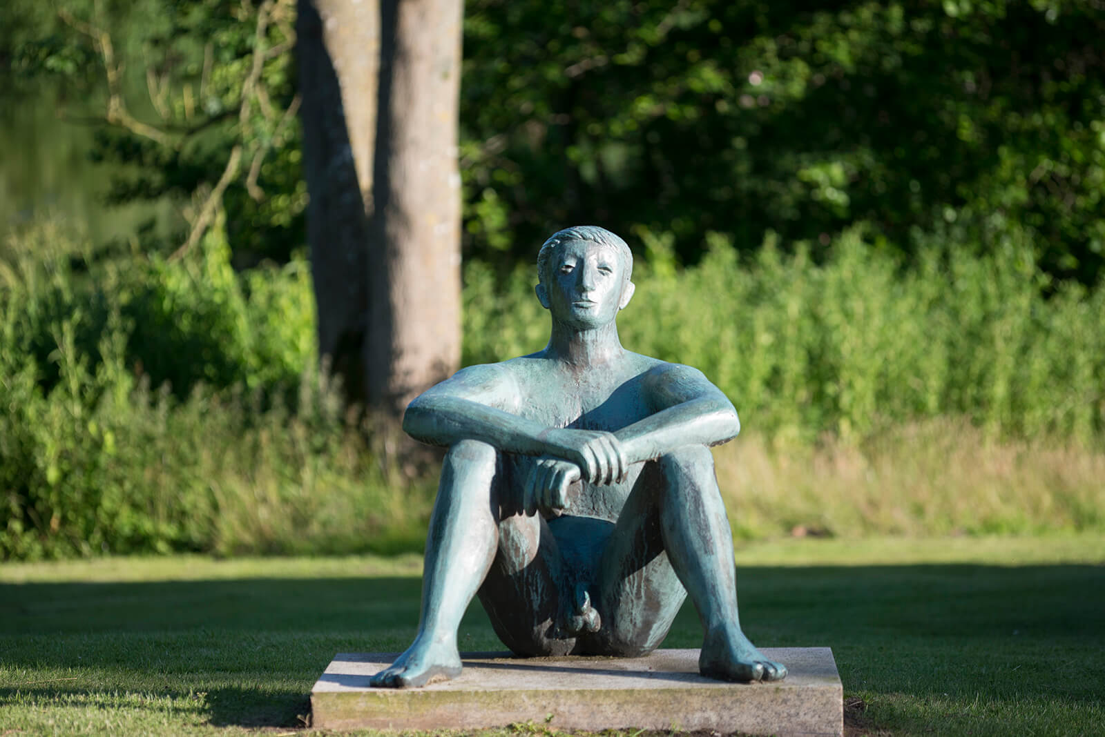 Fritz Fleer: Großer Sitzender (Foto: KUNST@SH/Jan Petersen, 2016)