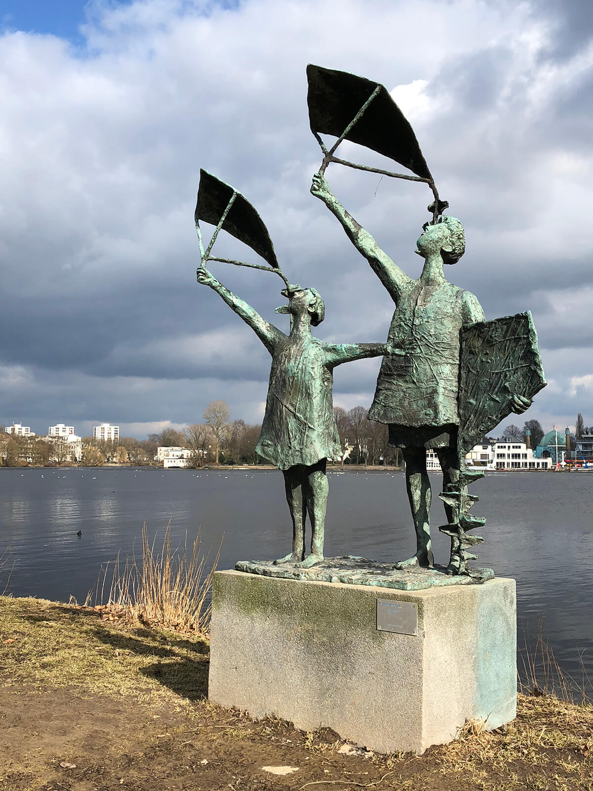 Gerhard Brandes: Drachensteigen (Foto: KUNST@SH/Jan Petersen, 2019)