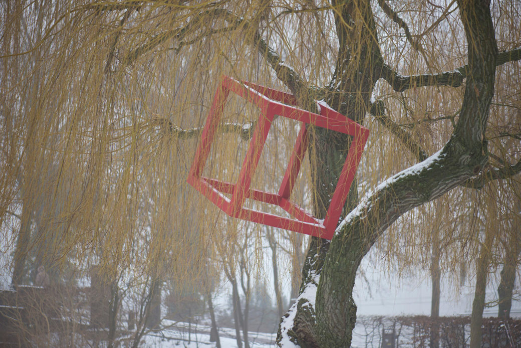 HD Schrader: Cube+Tree (Foto: KUNST@SH/Jan Petersen)