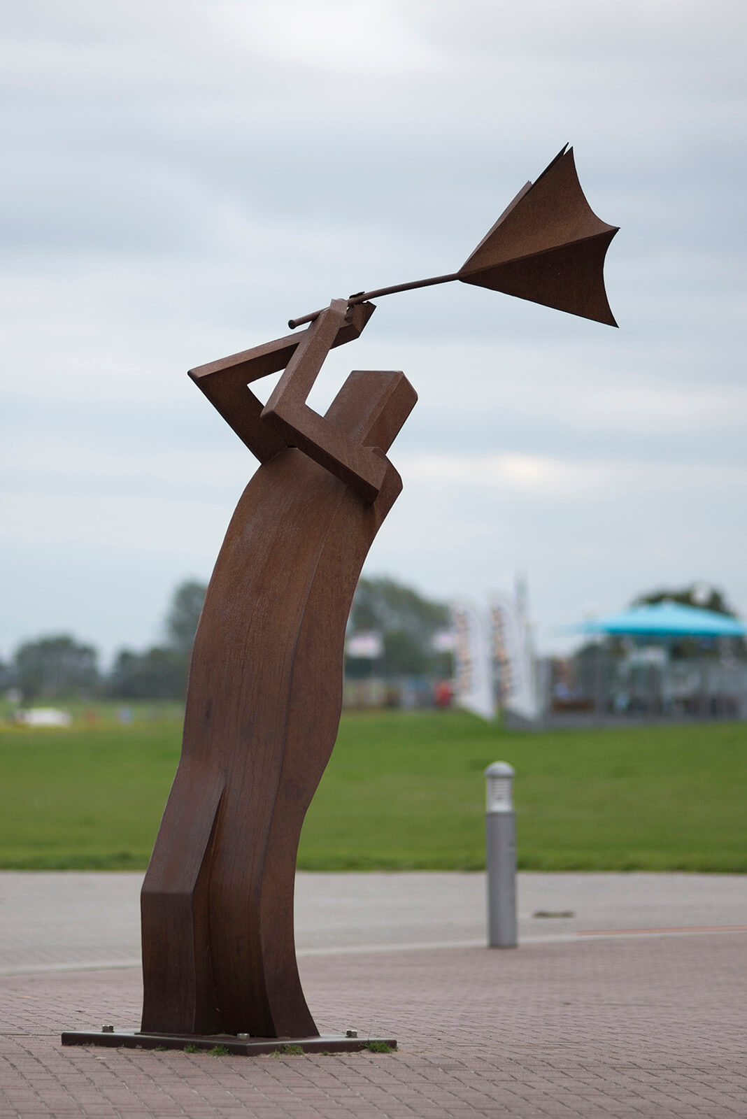 Heiko Voss: Mann im Sturm, (Foto: KUNST@SH/Jan Petersen)