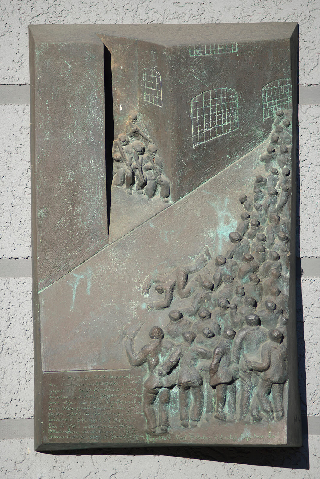 Hilger Schmitz: Gedenkrelief zur Novemberrevolution 1918, (Foto: KUNST@SH/Jan Petersen)