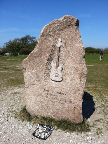 Andreas Lewerenz: Jimi-Hendrix-Gedenkstein, (Foto: KUNST@SH/Jan Petersen)
