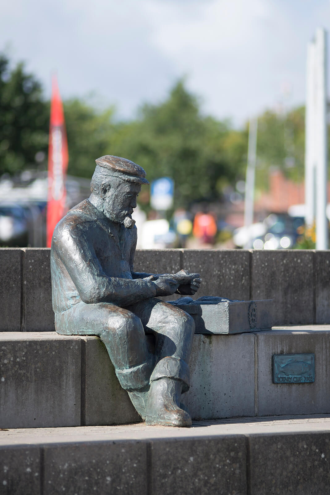 Jörg Plickat: Sitzender Fischer, (Foto: KUNST@SH/Jan Petersen)