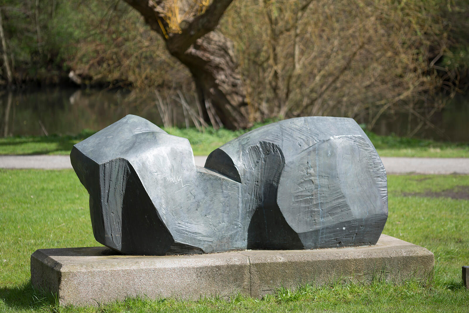 Manfred Sihle-Wissel: Rendsburger Skulptur (Foto: KUNST@SH/Jan Petersen)