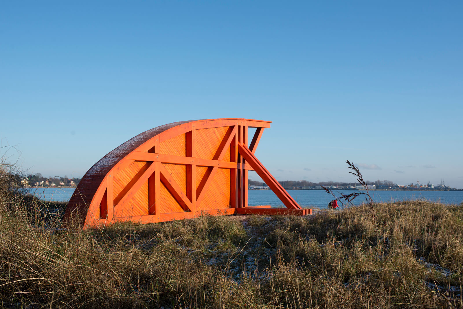 Ojārs Pētersons: Brücke über das Meer, (Foto: KUNST@SH/Jan Petersen)