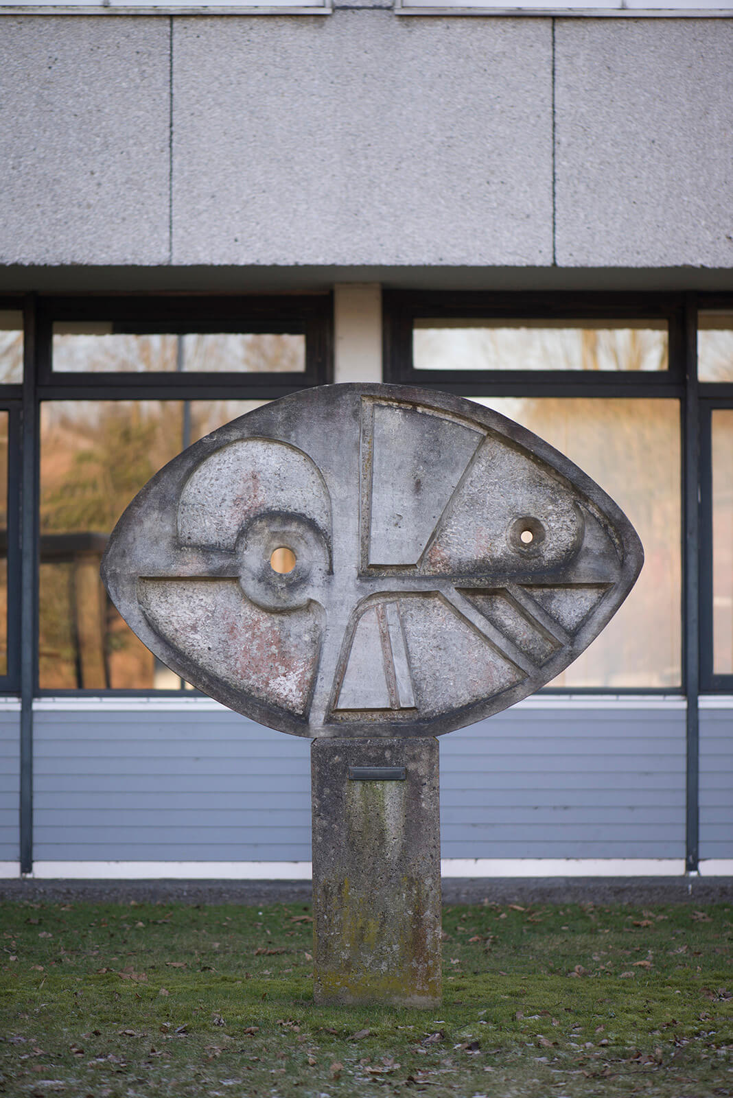 Pierre Schumann: Geometrisches Relief (Foto: KUNST@SH/Jan Petersen, 2017)