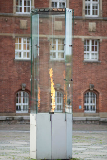 Gary Rieveschl: Feuersäule Vortex, (Foto: KUNST@SH/Jan Petersen)