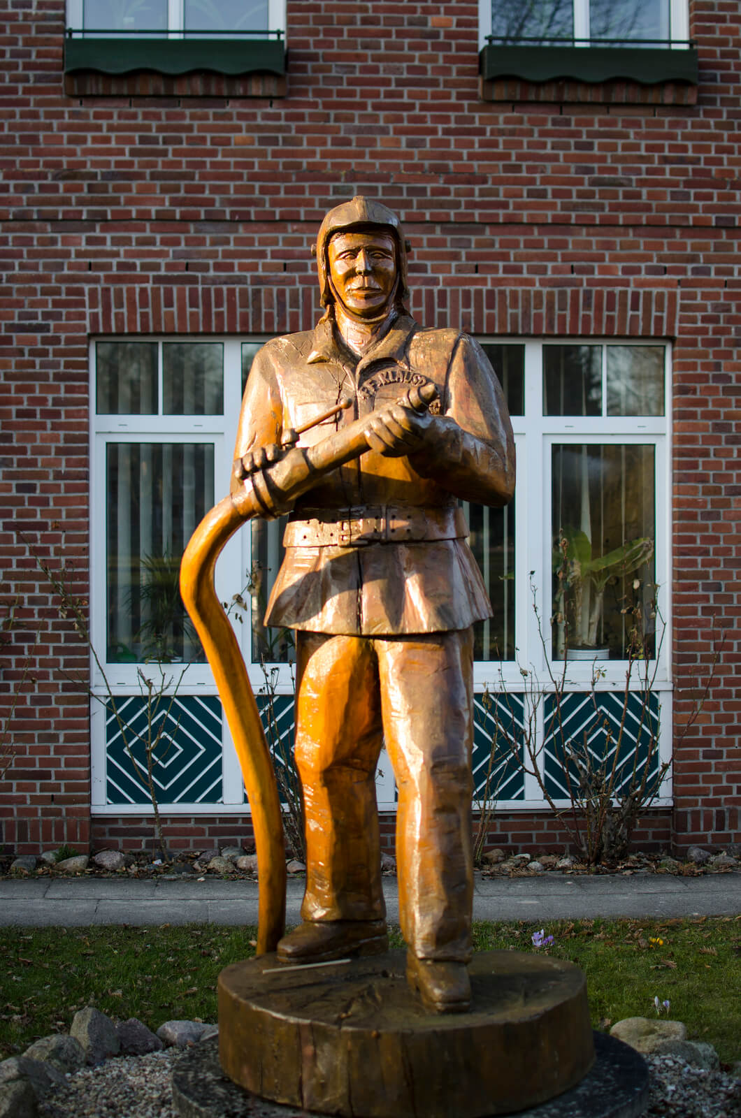 Wilfried Slottke: Feuerwehrmann, (Foto: KUNST@SH/Jan Petersen)