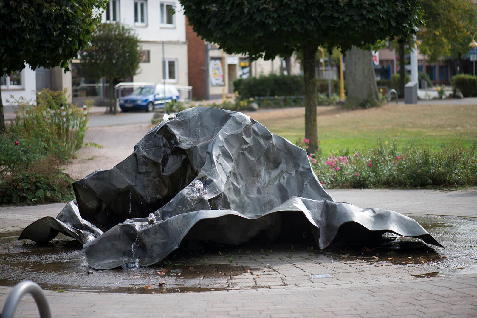 Sven Schöning: Marktbrunnen Kaltenkirchen (Foto: KUNST@SH/Jan Petersen, 2016)