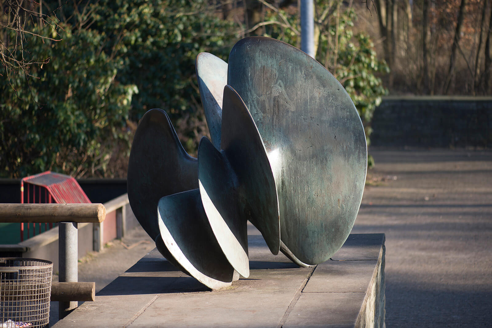 Ulrich Beier: Flügelform (Foto: KUNST@SH/Jan Petersen, 2017)