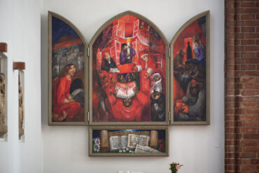 Sieger Köder: Wort-Gottes-Altar in St. Heinrich (Foto: Kunst@SH/Jan Petersen, 2024)