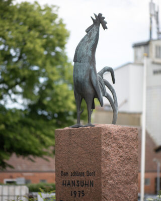 Karlheinz Goedtke: Krähender Hahn (Foto: Kunst@SH/Jan Petersen, 2024)