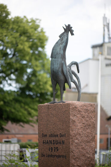 Karlheinz Goedtke: Krähender Hahn (Foto: Kunst@SH/Jan Petersen, 2024)