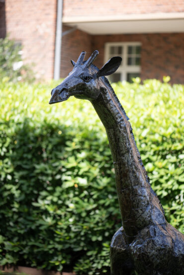 Gadziriari: Giraffe aus Stahl (Foto: Kunst@SH/Jan Petersen, 2024)