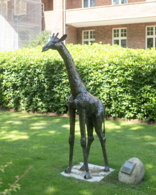 Gadziriari: Giraffe aus Stahl (Foto: Kunst@SH/Jan Petersen, 2024)