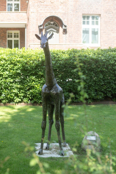 Gadziriari: Giraffe aus Stahl (Foto: Kunst@SH/Jan Petersen, 2024)