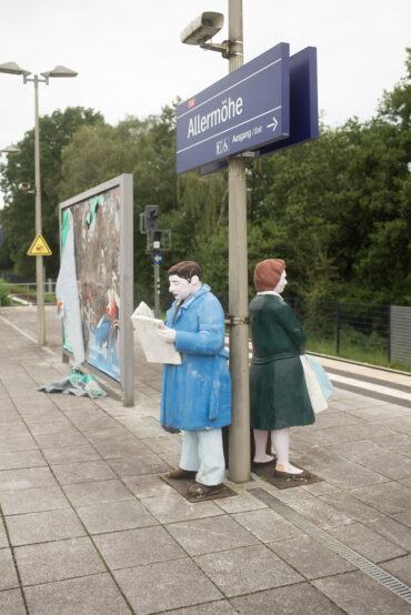 Frank Voigt: Zwei Figuren (Foto: Kunst@SH/Jan Petersen, 2024)