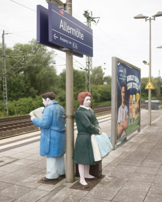 Frank Voigt: Zwei Figuren (Foto: Kunst@SH/Jan Petersen, 2024)