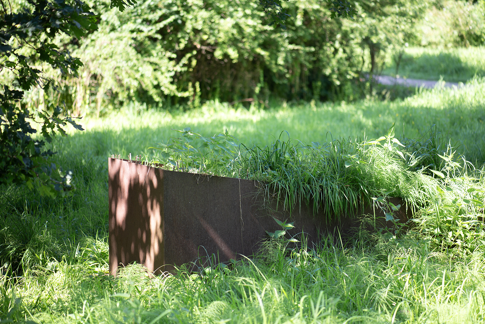 Svenja Döring: Grasskulptur (Foto: Kunst@SH/Jan Petersen, 2024)